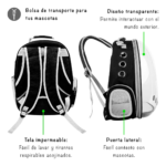 Mochila Bolso Transportador Para Mascotas