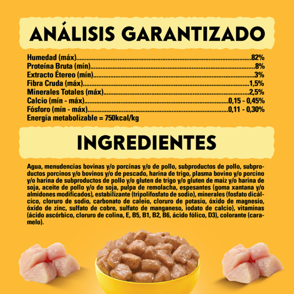 PEDIGREE® SOBRES™ Adulto Razas Pequeñas En Salsa Sabor Pollo