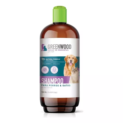 Shampoo para Perros y Gatos 500ml Greenwood