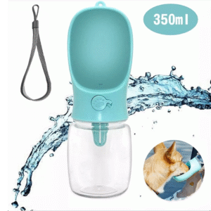 Botella Agua Bebedero Portatil Mascota Viaje Gato-Perro