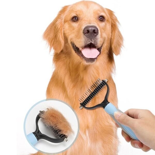 Cepillo Para Mascotas Deslanador Peine Quita Pelos